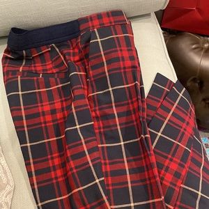 Zara checkered jogger pants